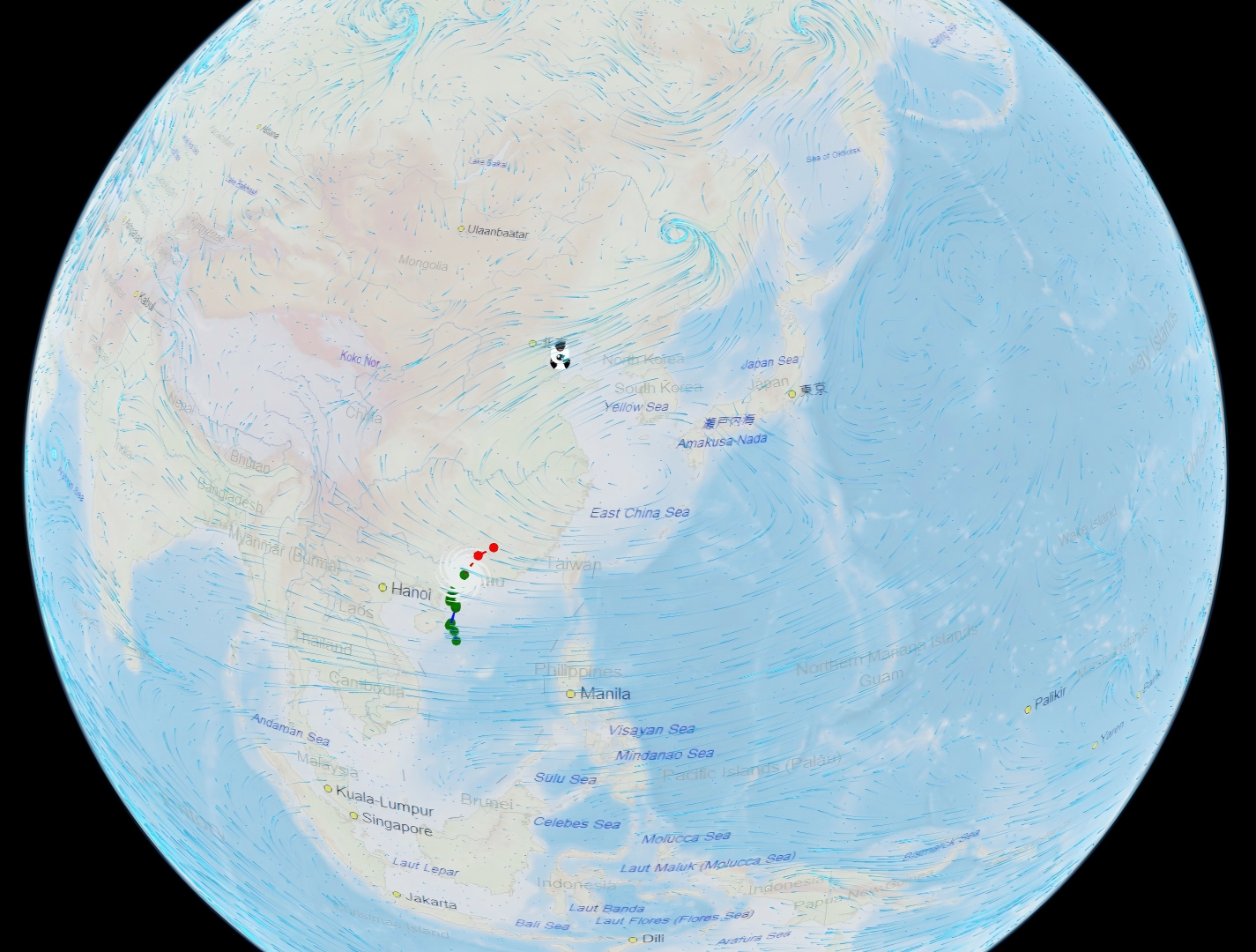 全球AIS船舶实时位置